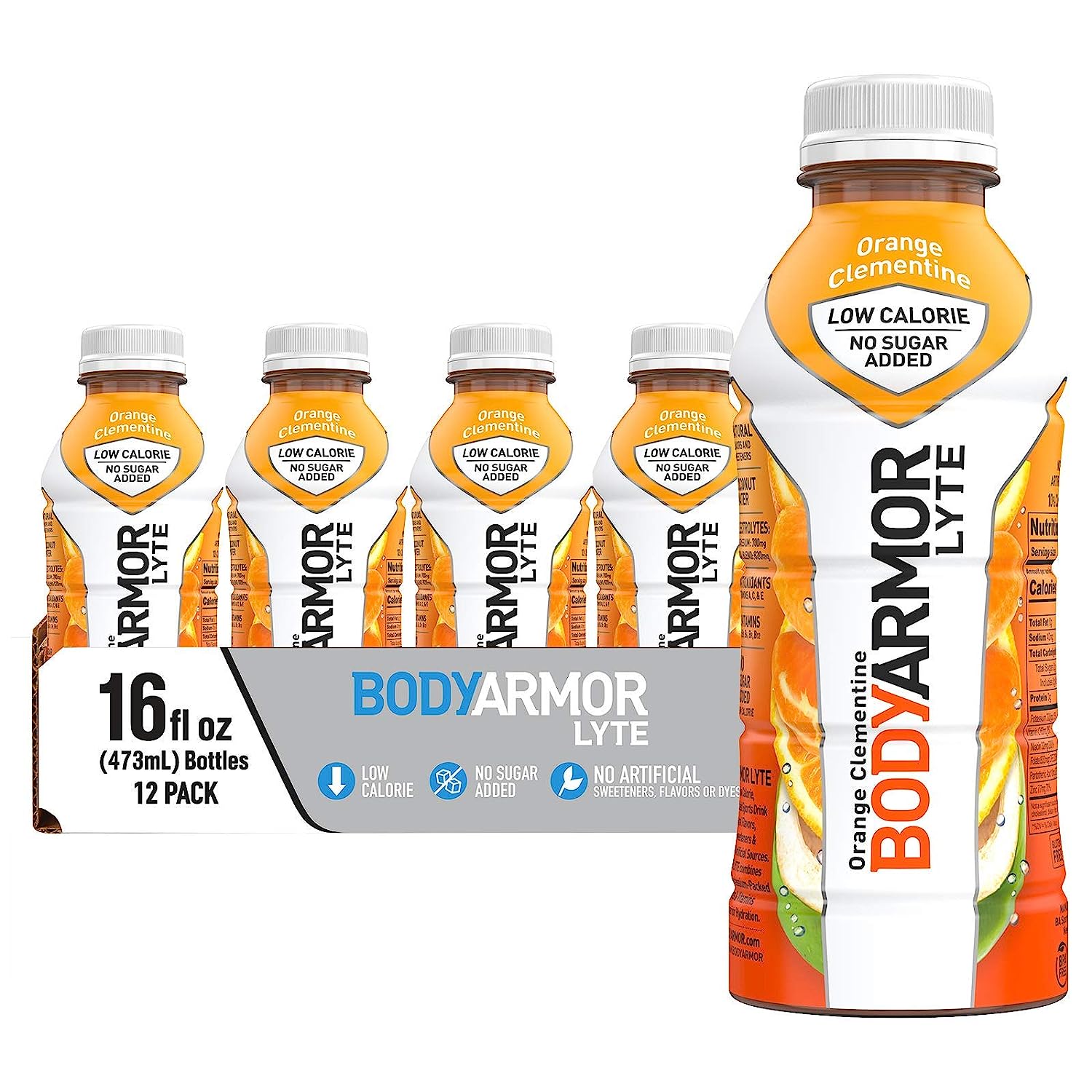 230527214450790_1 BODYARMOR LYTE Sports Drink Low-Calorie Sports Beverage, Strawberry Lemonade, Natural Flavor With Vitamins, Potassium-Packed Electrolytes, Perfect For Athletes 16 Fl Oz (Pack of 12) - Image 1